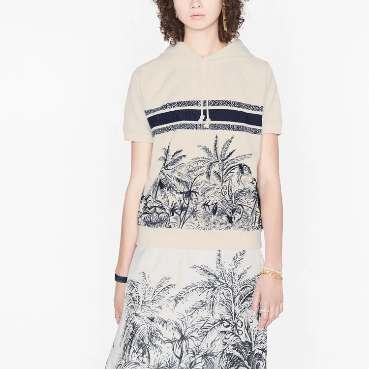 DIOR Quarterly New Products Sweatshirts Women's White-4