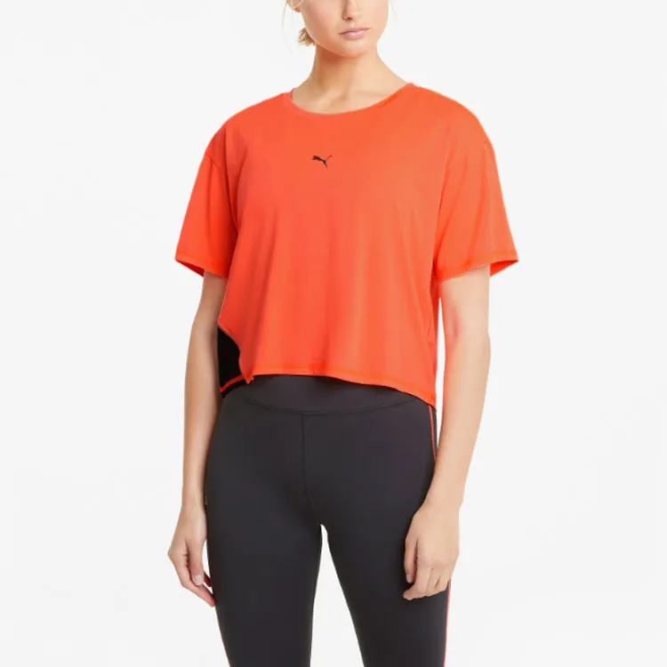 PUMA Crop Tops Women's Magma Red-2
