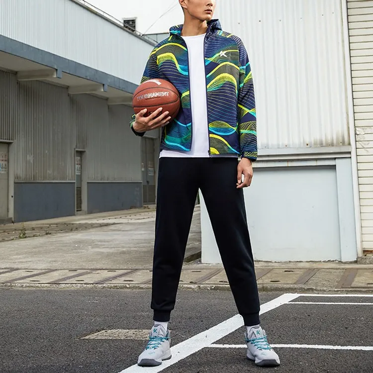 ANTA Basketball Collection Jackets Men Blue-2