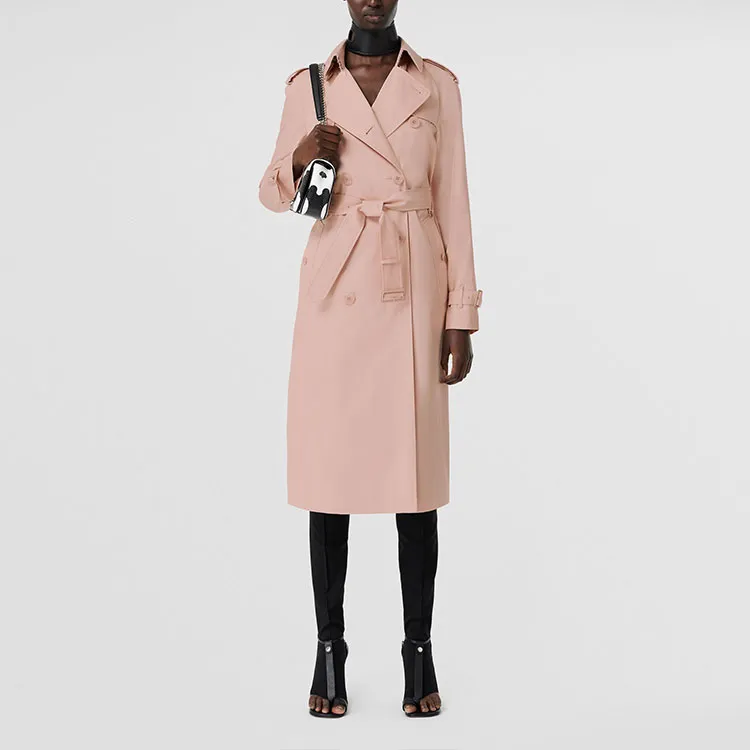 Burberry SS22 Trench Coat Women's Rouge Beige-2