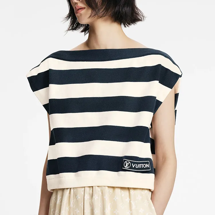 LOUIS VUITTON Marinière Bateau Knit Top-4