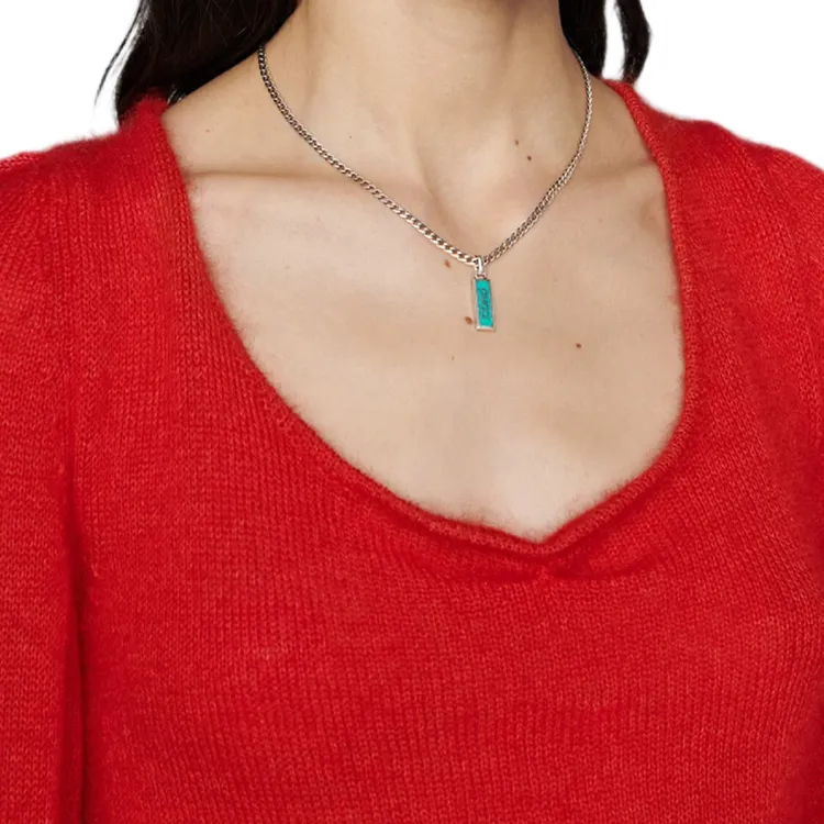GUCCI 925 Sterling Silver Necklaces Unisex-3