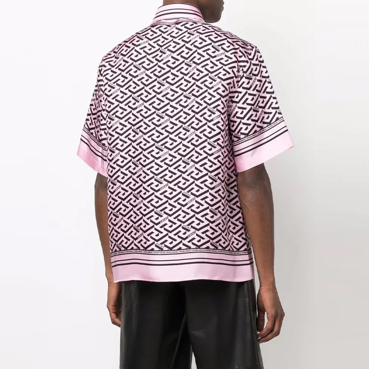VERSACE Shirts Men Pink-2