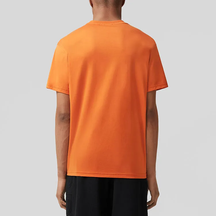 Burberry Logo Applique Cotton Oversized T shirt-2