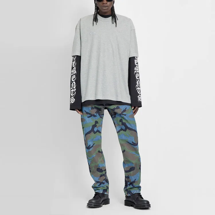 Vetements T-Shirts Men Gray-1