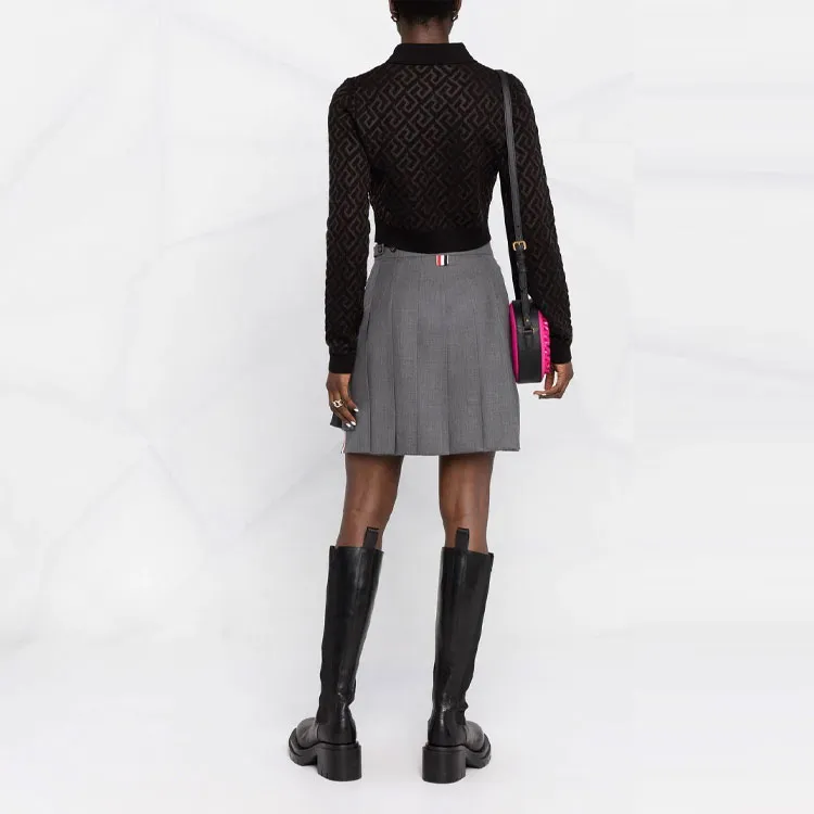 FANSIZHE FW22 Crop Top Women's Black-2