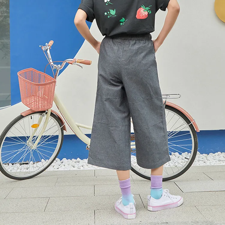 Converse Casual Pants Women's Black Gray Color-2