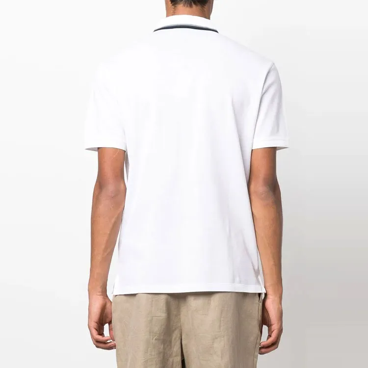 EMPORIO ARMANI Polo Shirts Men White-2