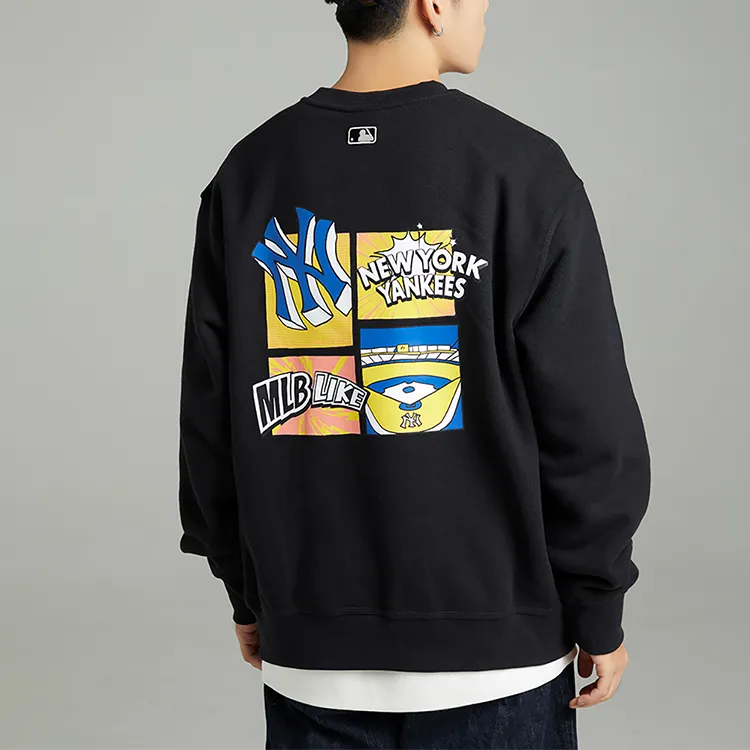 MLB New York Yankees Sweatshirts Unisex Black-6