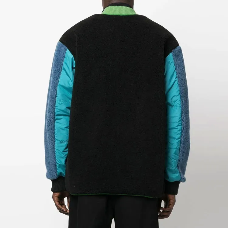 AMBUSH Logo patch Fleece Liner Varsity Jacket-2