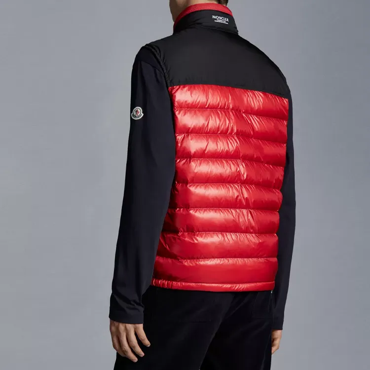 Moncler Vests Men Red-3