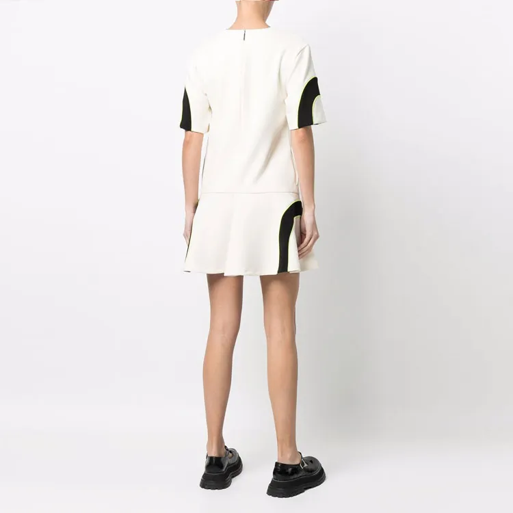 MSGM Short Sleeved Dresses Women's White-2