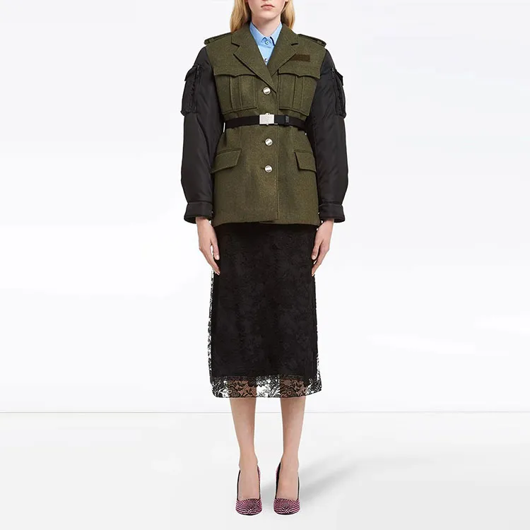 PRADA Jackets Women's Green-1
