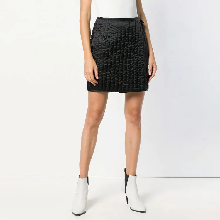 OFF-WHITE FW21 Casual Short Skirts Women's Black-3