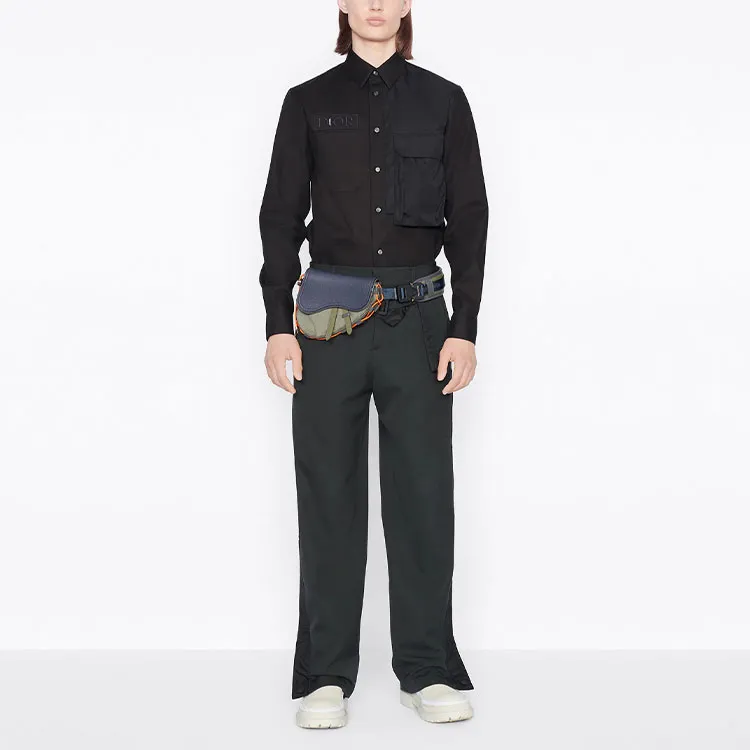 Sacai X DIOR Quarterly New Products Shirts Men Black-2