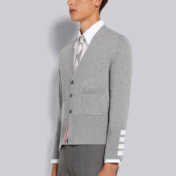 THOM BROWNE· SS22 Sweater Men's Gray-3