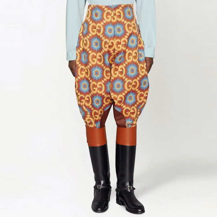 GUCCI Gg Kaleidoscope Equestrian Inspired Pants-2