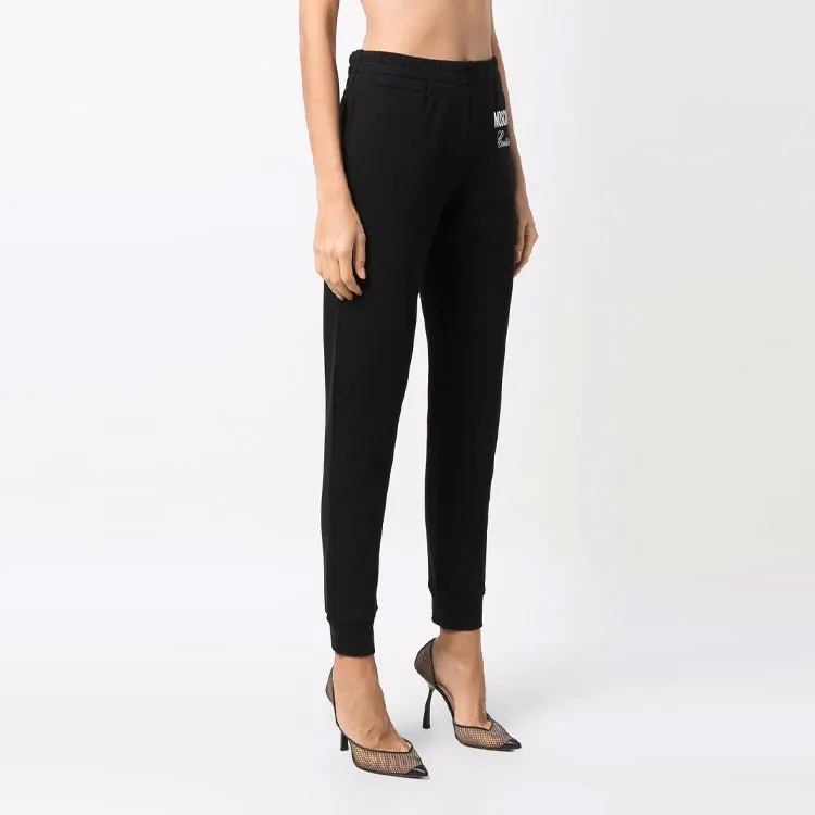 MOSCHINO Sports Pants Women's Black-3