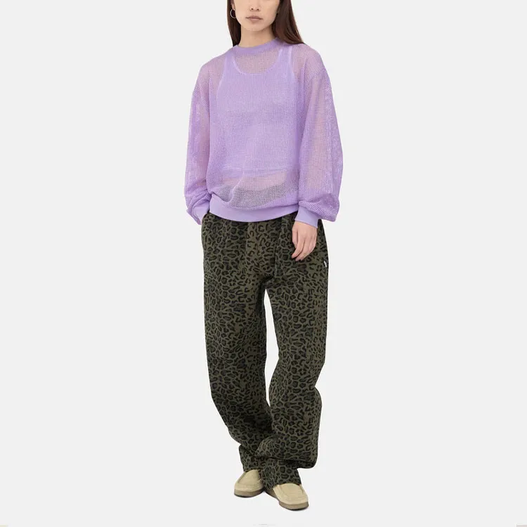 Stussy Cotton Mesh Long Sleeve Crew Top-3