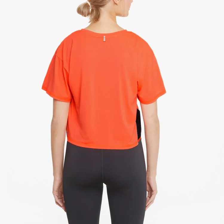 PUMA Crop Tops Women's Magma Red-3