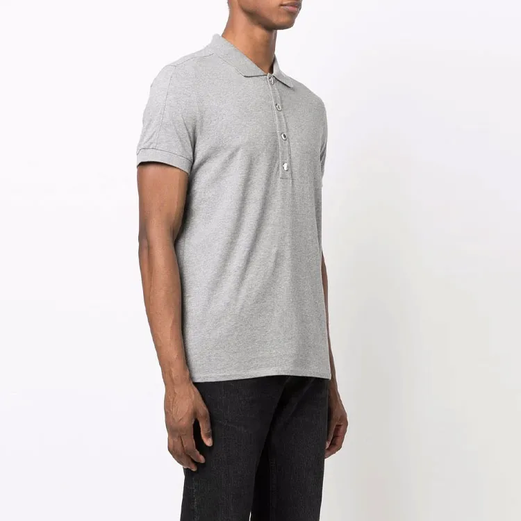 BALMAIN Polo Shirts Men Gray-3