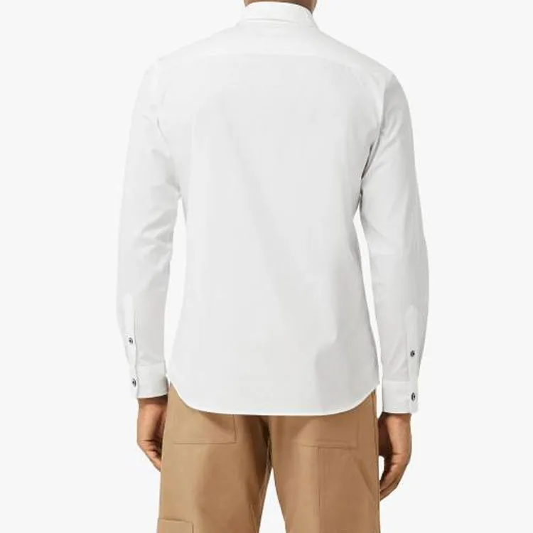 Burberry Shirts Men White-2