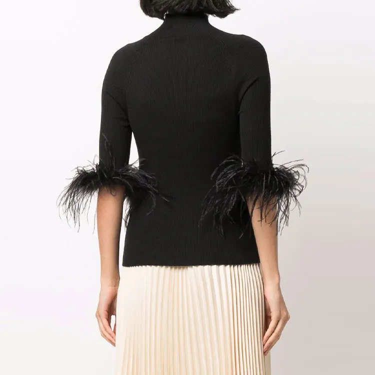 Lanvin FW21 Slim Fit Sweater Women's Black-3