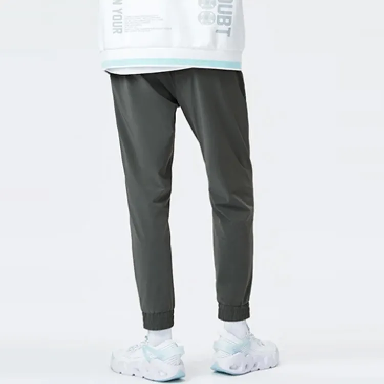 LINING Sports Pants Men Gray-4