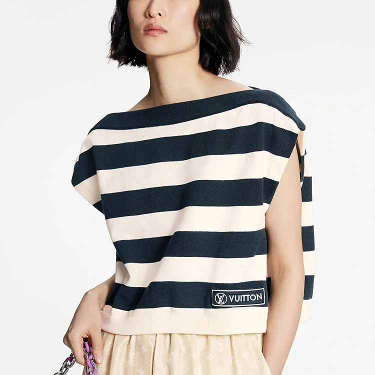 LOUIS VUITTON Marinière Bateau Knit Top-2