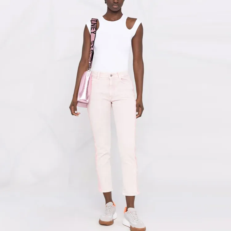 Stella McCartney Logo Detailed Slim Fit Jeans-1