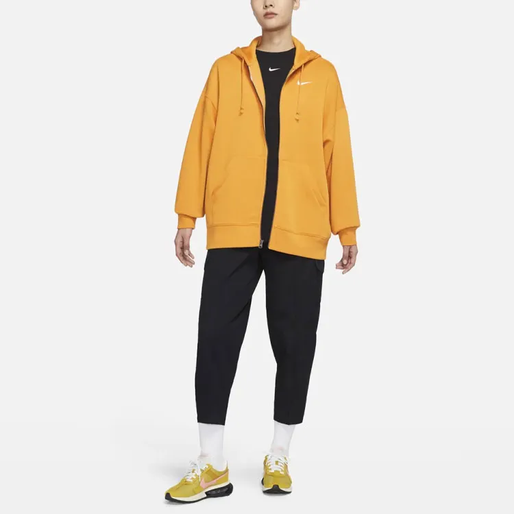 Nike Sweatshirts Women's Light Curry Yellow-2