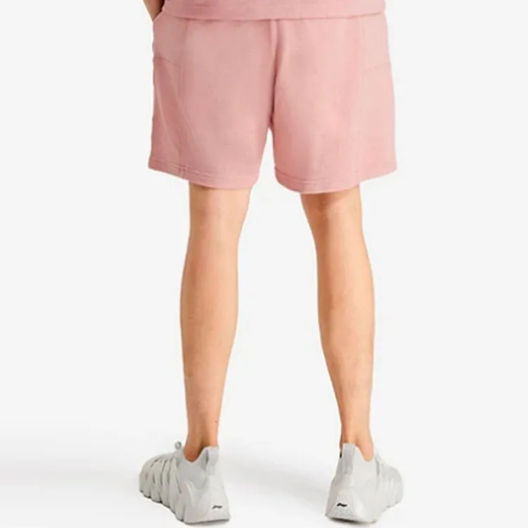 LiNing China Li Ning Casual Shorts Men Pink-3