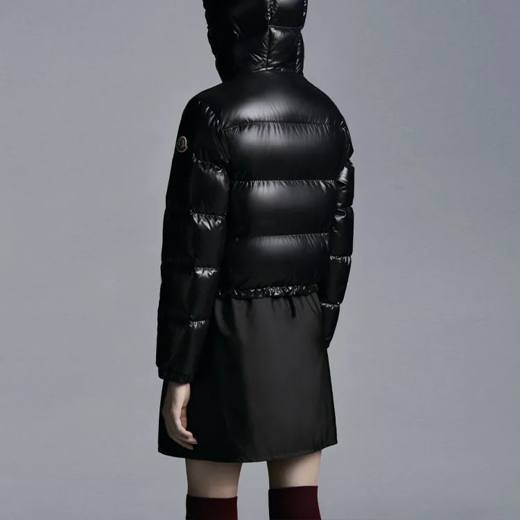 Moncler FW22 Down Jacket Winter Women's Black-3