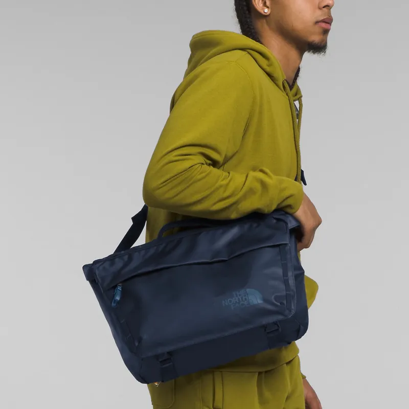 THE NORTH FACE Recycled Fabric Messenger Bag Shoulder Bag Crossbody Bag Regular Unisex Marine Blue-4