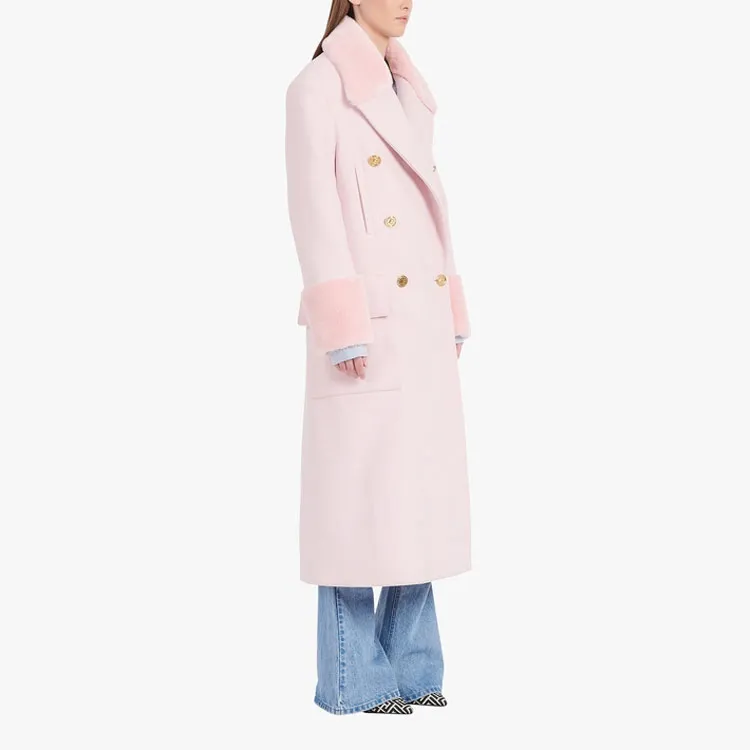 BALMAIN Velvet Jackets Women's Pink-3