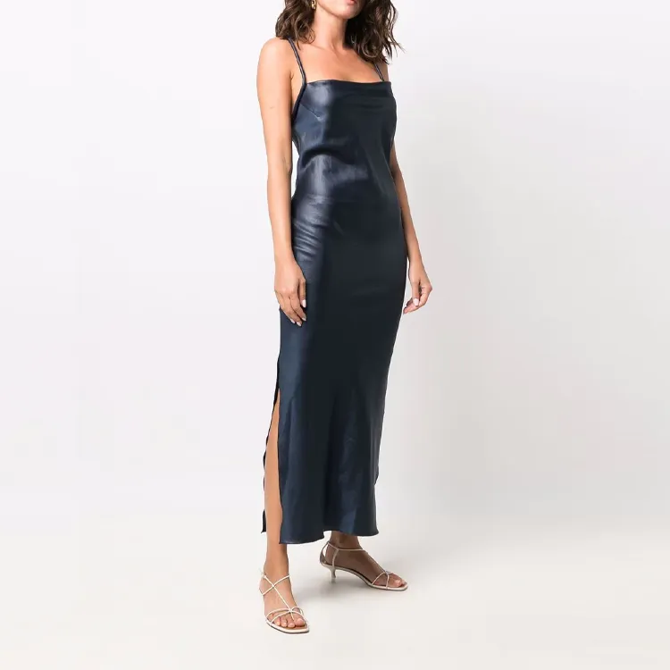 NANUSHKA Sleeveless Dresses Women's Blue-3