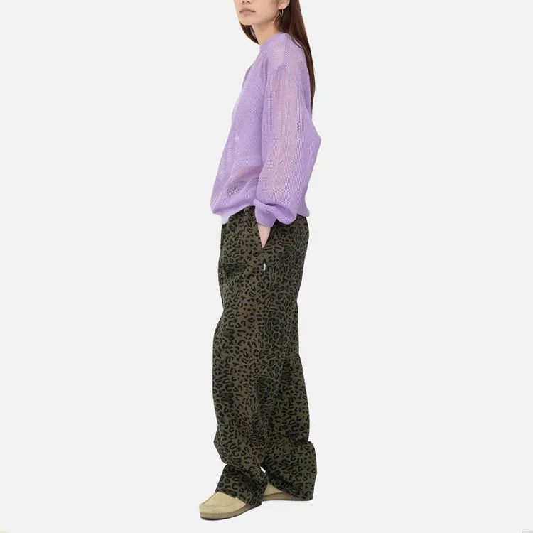 Stussy Cotton Mesh Long Sleeve Crew Top-6