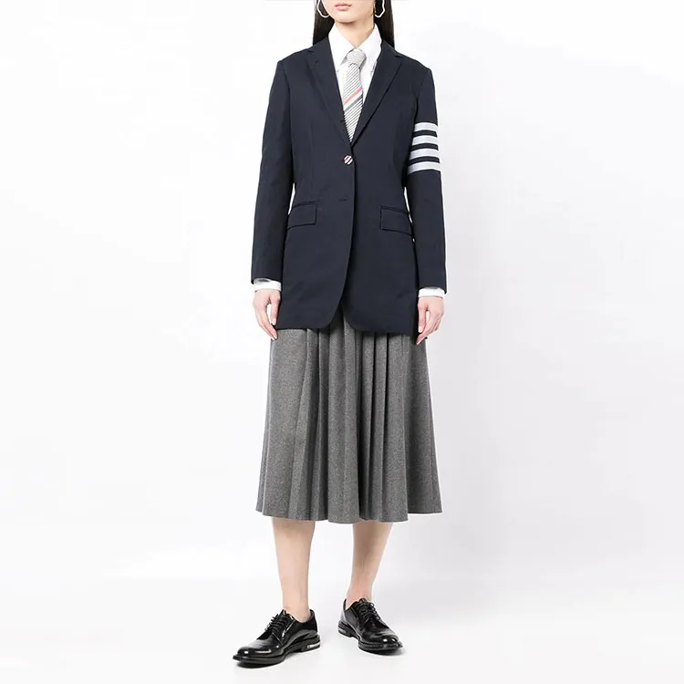 THOM BROWNE 4-Bar Tailored Single-breasted Blazer-1