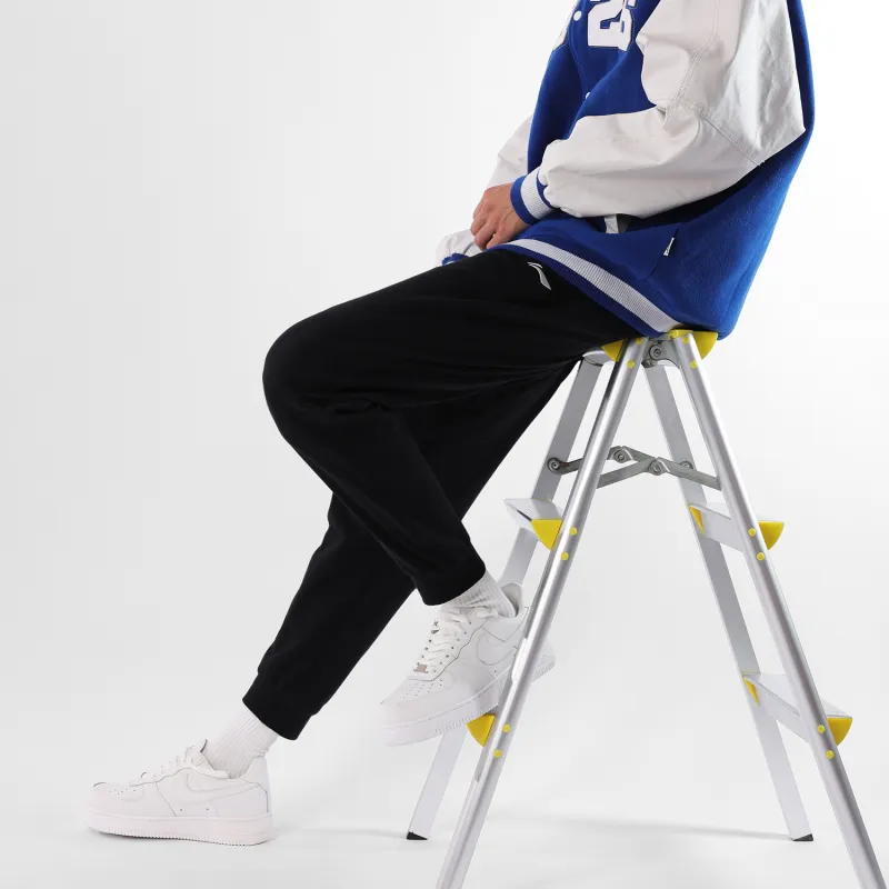 LiNing Knitted Sports Pants Men's Black-2