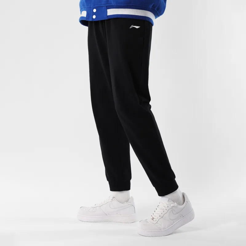 LiNing Knitted Sports Pants Men's Black-5