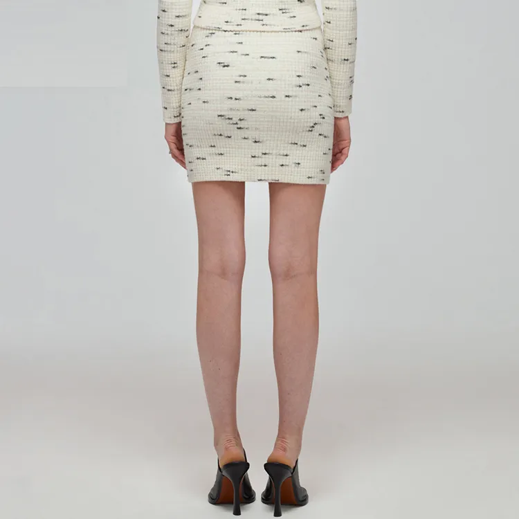 Self portrait SS22 Casual Short Skirts Women's White-5