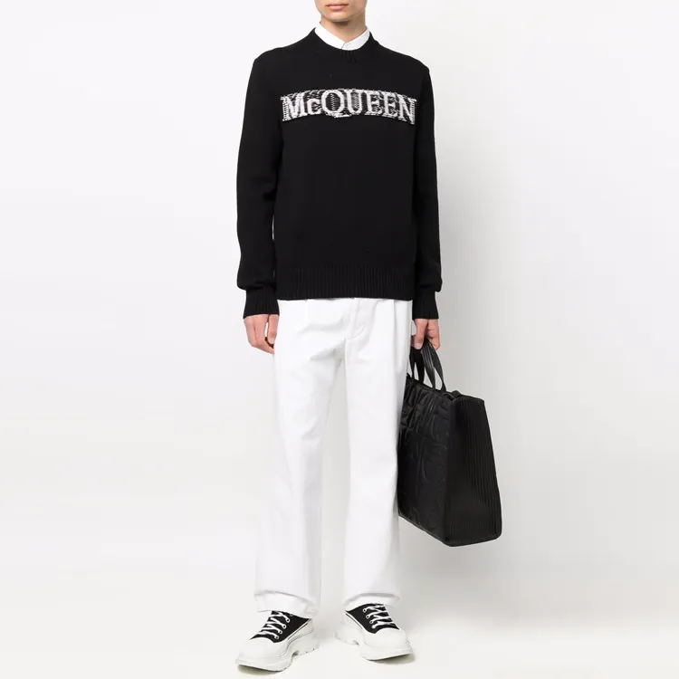 Alexander McQueen SS22 Knitwear Men's Black-1