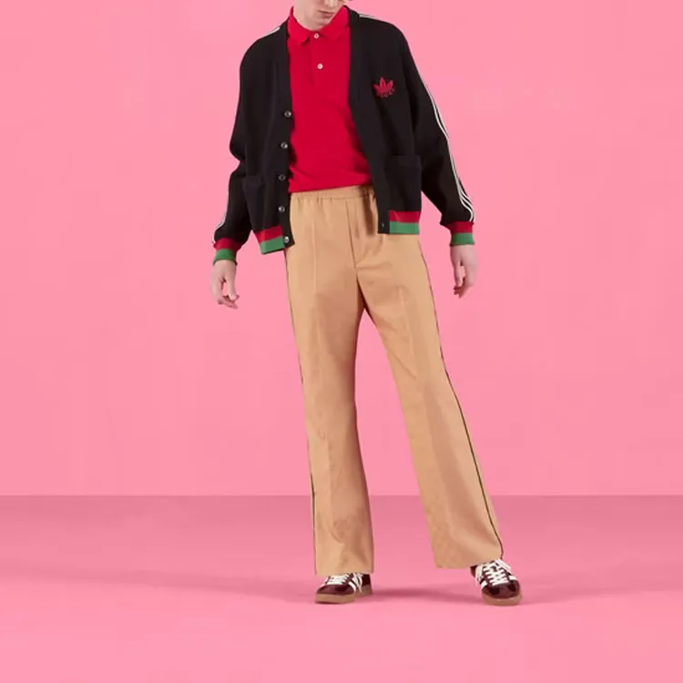 GUCCI X Adidas Cotton Piquet Polo-1
