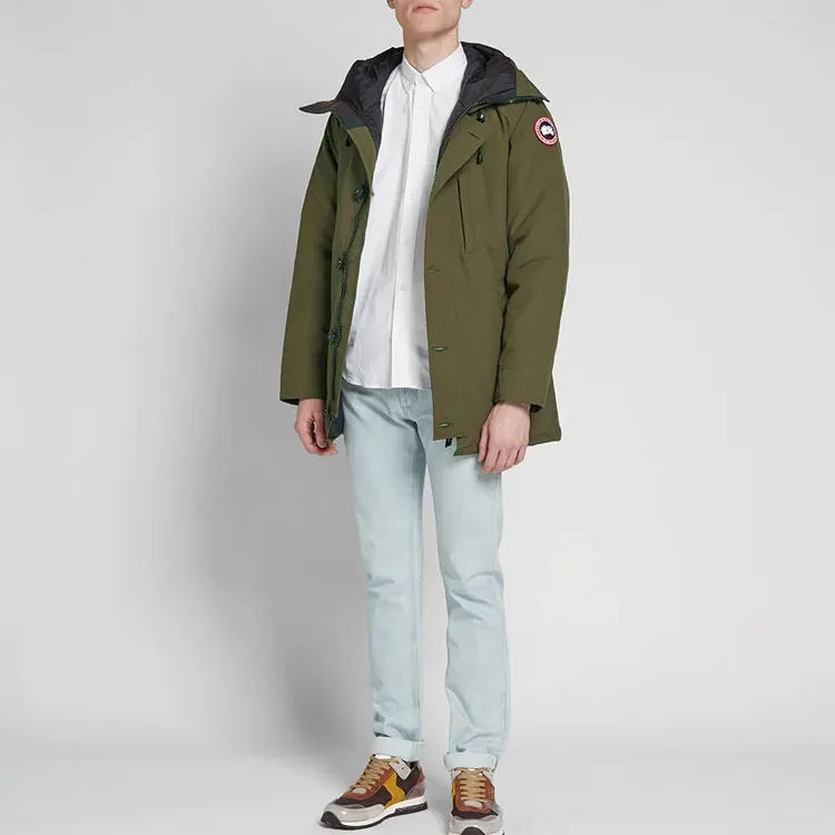 Canada Goose Down Jacket Men's Army Green-5