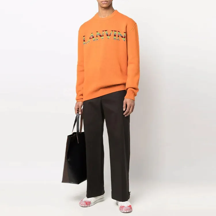 Lanvin Sweaters Men Orange-1
