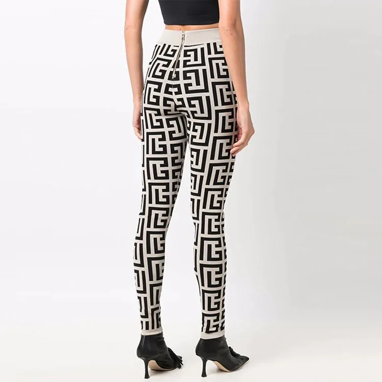 Rossignol X BALMAIN Leggings Women's Black/White-1