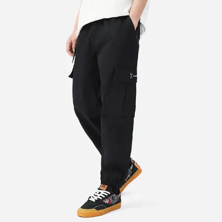LiNing Knitted Sports Pants Men's Black-4