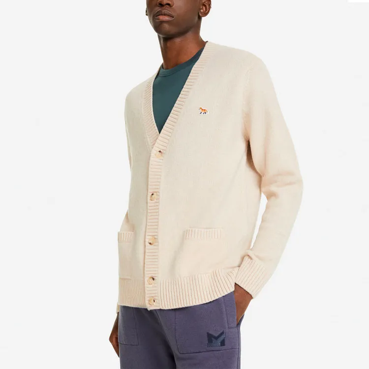 Maison Kitsune Baby Fox Patch Cosy Cardigan-3