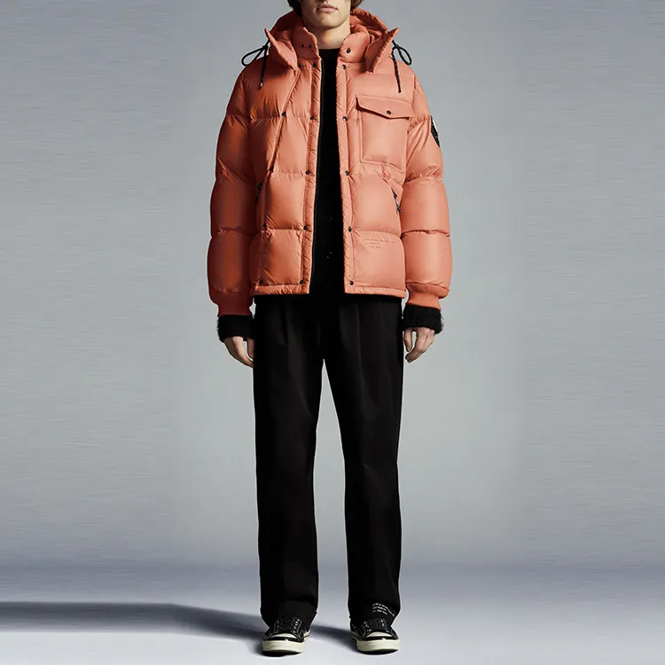 Fragment Design X MONCLER GENIUS MONCLER GENIUS X Fujiwara Hiroshi FRGMT Down Jackets Men Pink-1