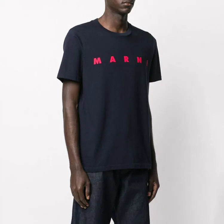 MARNI T-Shirts Men Blue-1